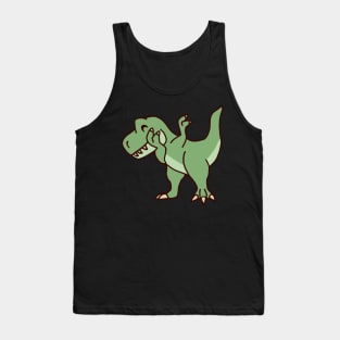 Dabbing Dinosaur Tank Top